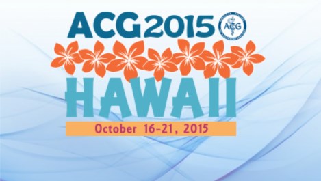   American College of Gastroenterology (ACG 2015) Annual Scientific Meeting