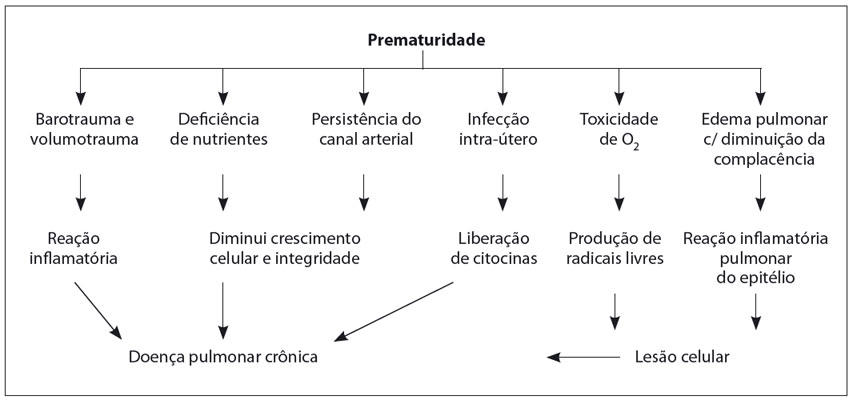 Fisiopatologia da displasia broncopulmonar. 