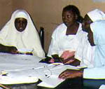 Health care workers meeting